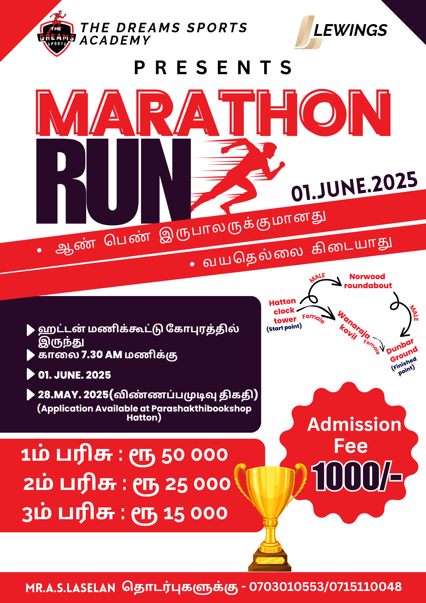 The Dreams Sports Academy Marthon Events
